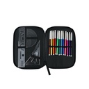 Estuche escolar portalápices