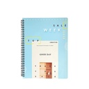 Cuaderno de anillas con tapas de plástico