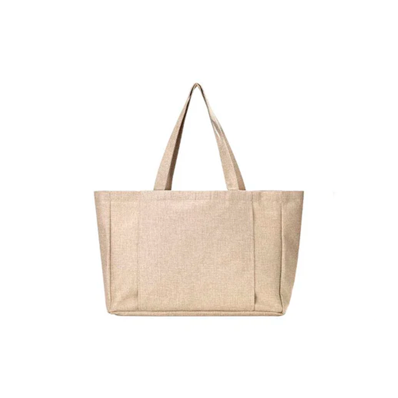 Tote Bag Yoga de Lino Oscuro 