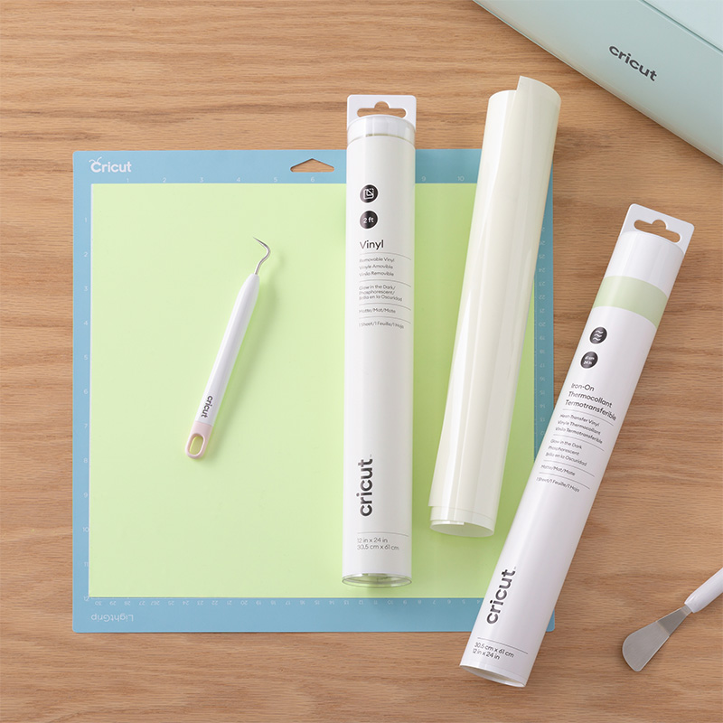 Cricut Vinilo Textil Brillo en la Oscuridad