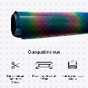 Cricut Vinilo Termoadhesivo Reflectante (Arcoíris)