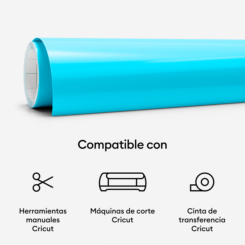Cricut Vinilo Permanente Cambio de Color Termoactivado