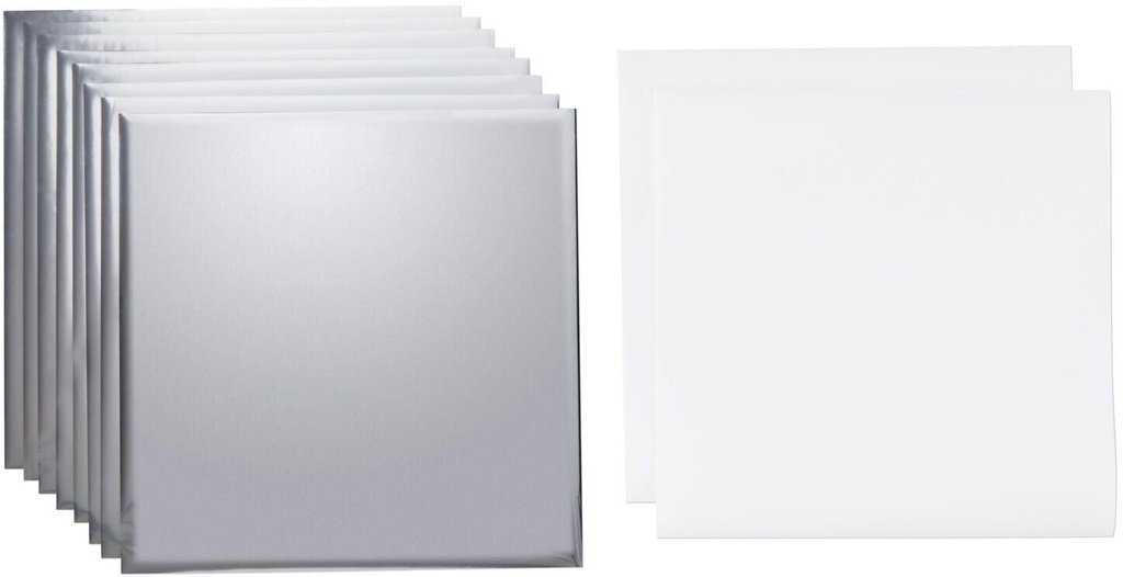 Cricut Transfer Foil Silver 30 x 30 cm | 8 uds.
