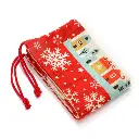 Saco de Navidad de Lino Sublimable con Patrón