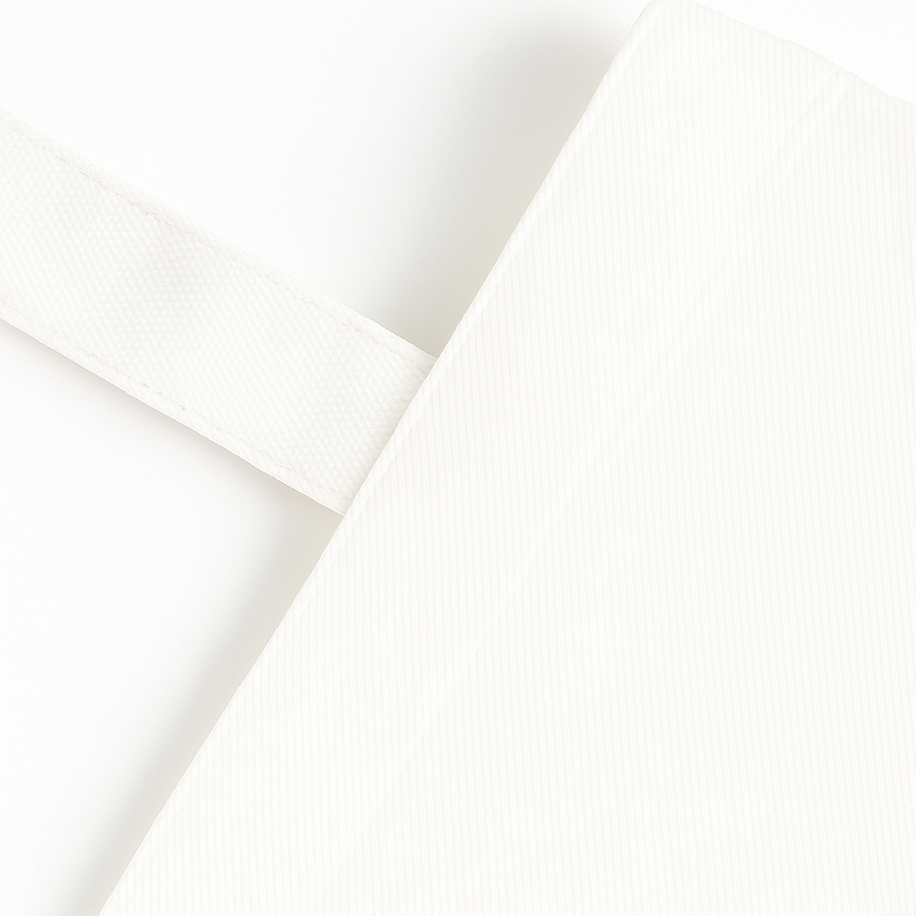 Tote Bag de Lino con Asas Largas