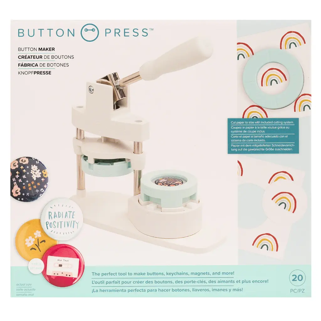 Button Press Chapas 37 mm | 100 uds