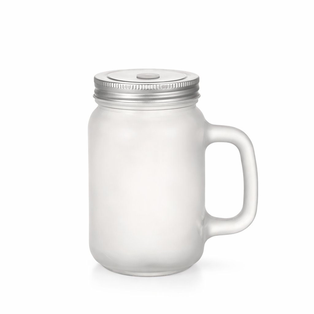 Jarra de Cristal con Pajita