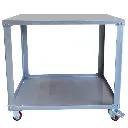 Mesa con Ruedas para Plancha Compacta y Resistente | 80 × 74 × 54 cm
