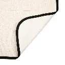 Delantal de Adulto de Lino y Borde Negro | 80 x 64cm