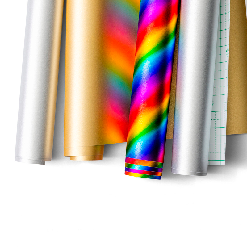 Cricut Smart Vinyl Permanent Shimmer Rainbow | 33 x 90 cm