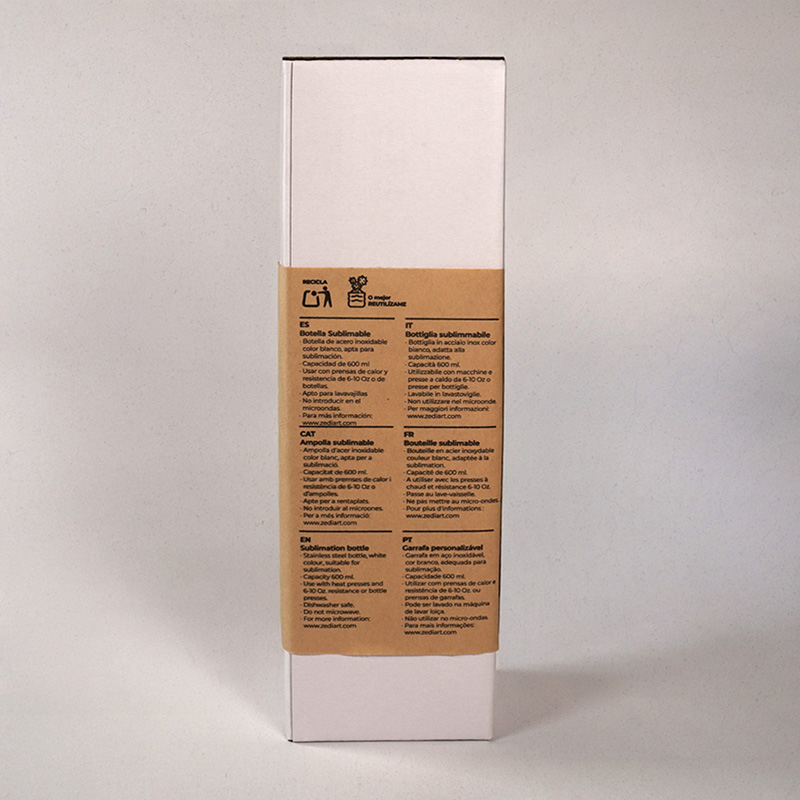 Botella Termo de Acero Inoxidable Zediart