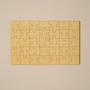 Zediart Puzzle de madera natural 60 piezas