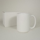 Taza sublimación blanca premium AAA Zediart con caja (15 oz)