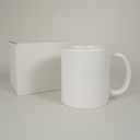 Taza sublimación blanca premium AAA Zediart con caja 12 Oz