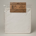 Zediart Tote bag de poliester blanco 30x30x19 cm