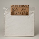 Zediart Tote bag de poliester blanco 43x34x19 cm