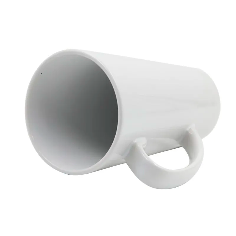 Taza para sublimación cerámica blanca 12 Oz forma cónica