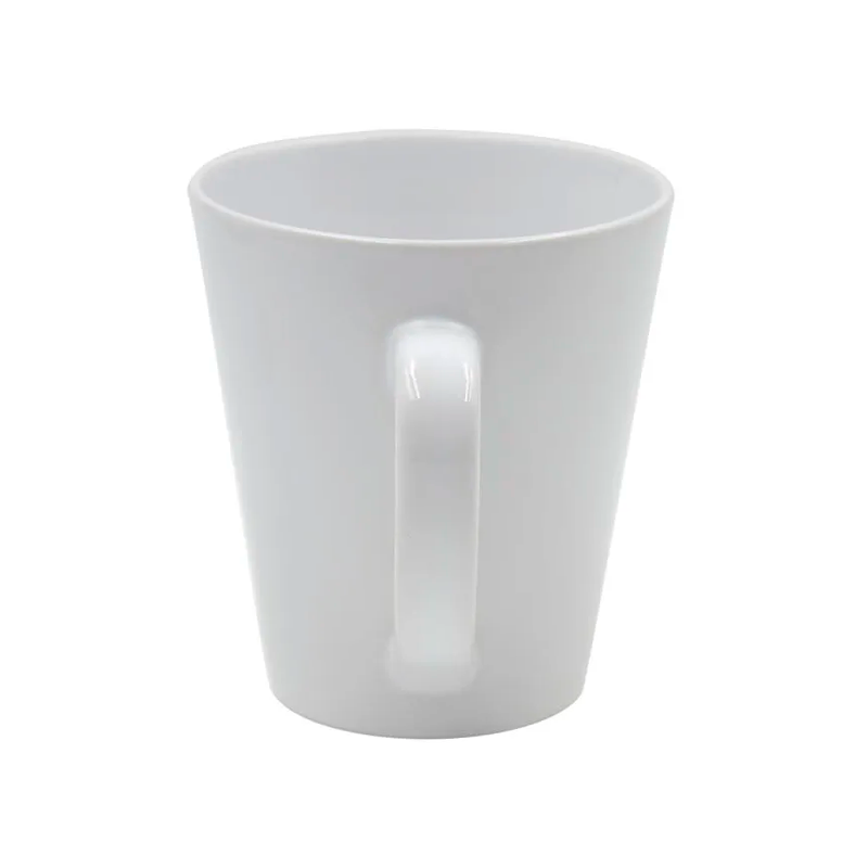Taza para sublimación cerámica blanca 12 Oz forma cónica