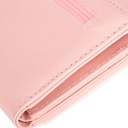 Cartera con monedero grande color rosa