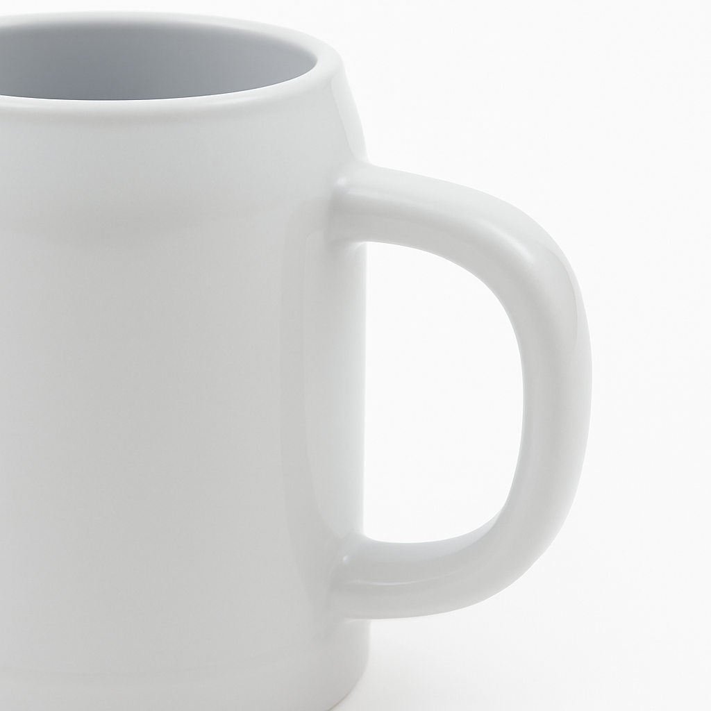 Jarra de cerveza blanca 500ml