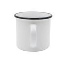 Taza de Cerámica con Borde Negro 11oz