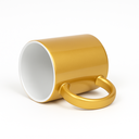 Taza de Cerámica Dorada para Sublimación 11oz