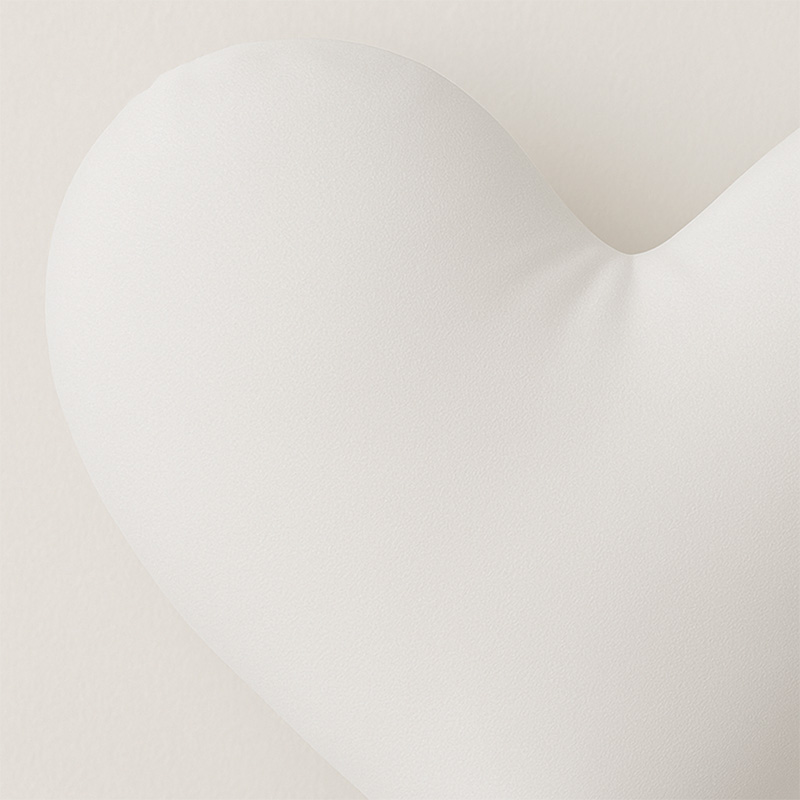 Funda de Cojín con Forma de Corazón