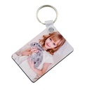 Llavero Rectangular Doble Cara MDF