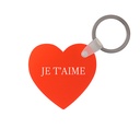 Llavero de Corazón de Plástico