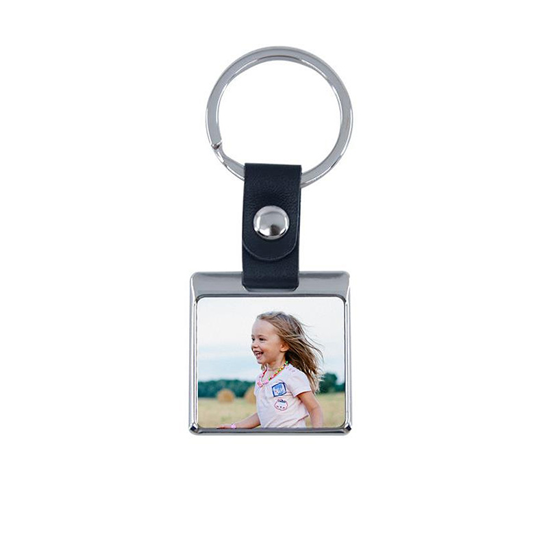 Llavero para sublimación con cadena cuero