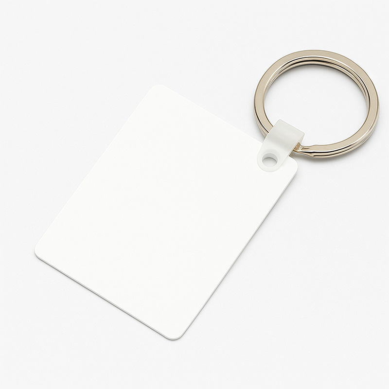Llavero Rectangular de Plástico