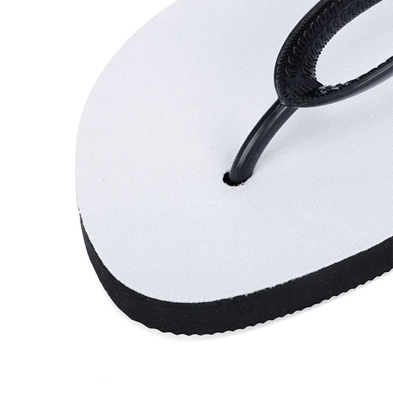 Chancla de Adulto Negra para Sublimación 