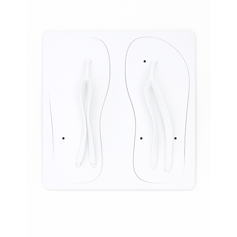 Chancla de Adulto Blanca para Sublimación