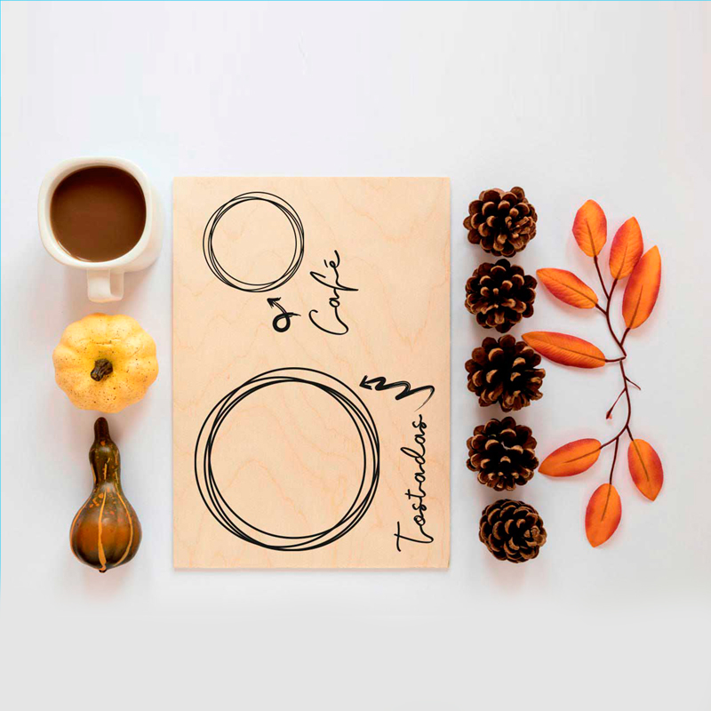 Placa de madera para sublimar, 20x28 cm