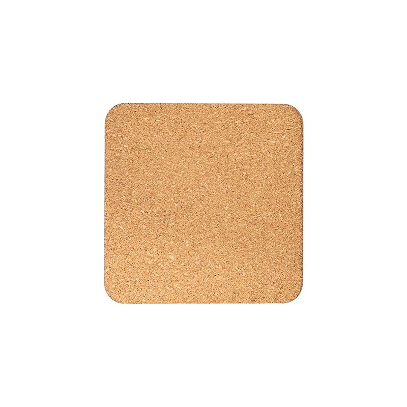 Posavasos Cuadrado MDF con Base de Corcho