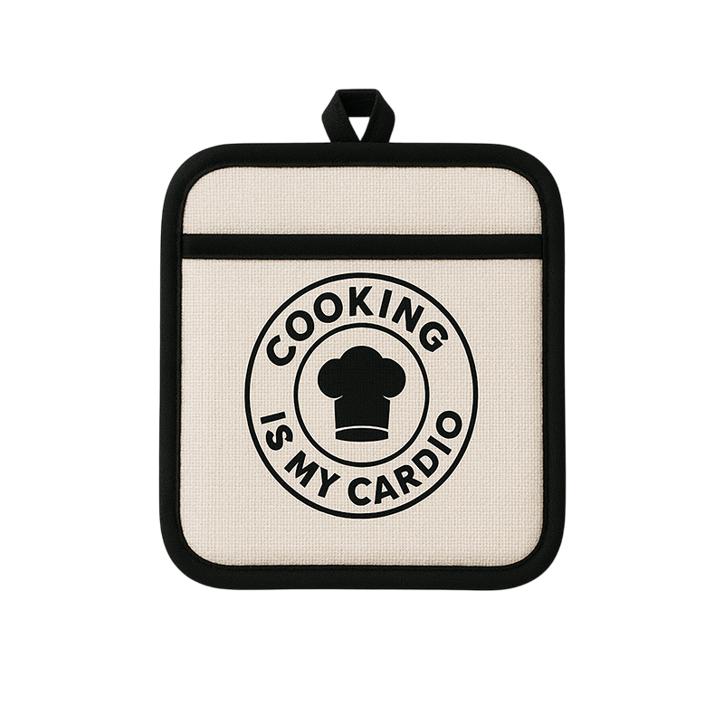 Manopla Cuadrada de Lino Sublimable