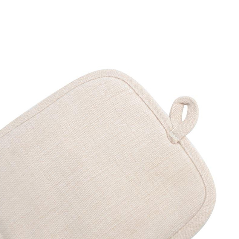 Manopla cuadrada de cocina, de lino sublimable