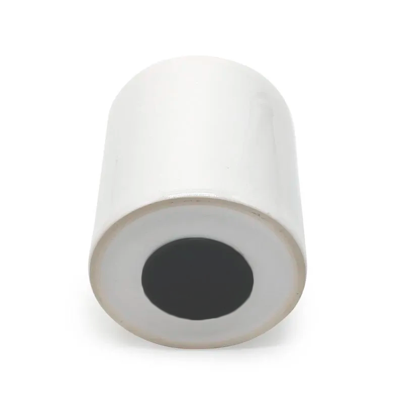 Hucha de cerámica blanca