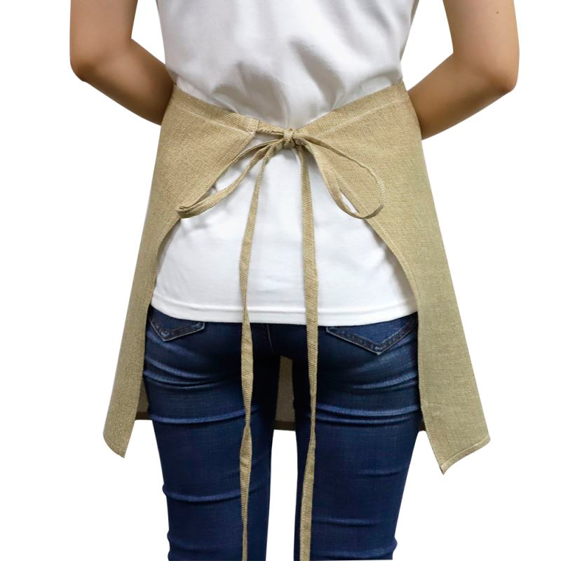 Delantal de Cintura de Tela Arpillera