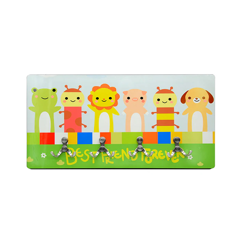 Colgador de madera con perchas sublimable