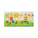 Colgador de madera con perchas sublimable