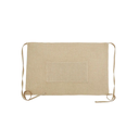 Delantal de cintura de tela arpillera