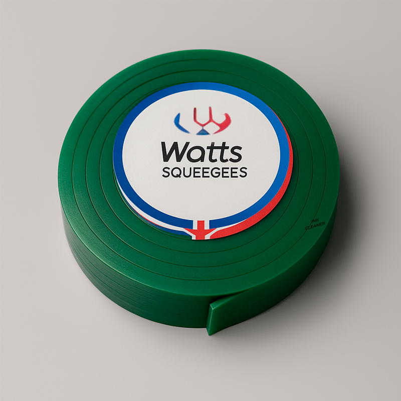 Goma serigrafía 50x9 verde 3D G6 3.7 metros