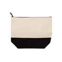 Neceser de Lino con Base Negra