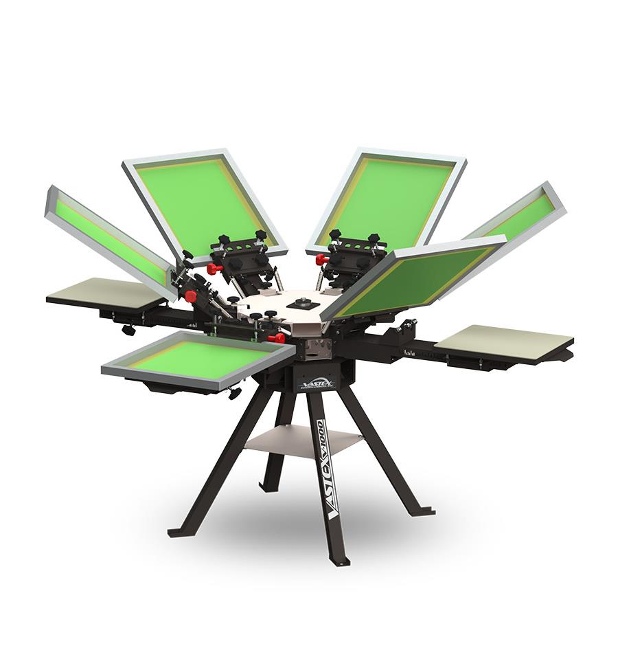 Pulpo manual serigrafía V-1000 4E/6C