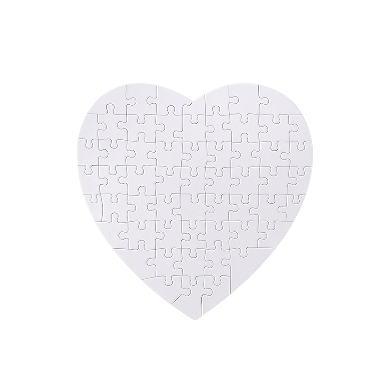 Puzzle de Cartón, forma de Corazón | 75 piezas