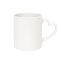 Taza para sublimación cerámica con asa de corazón