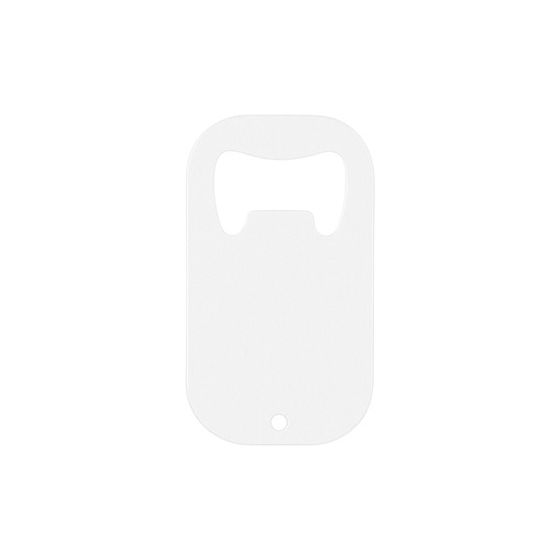 [012621] Abridor pequeño 7 x 3,8 cm blanco para sublimación