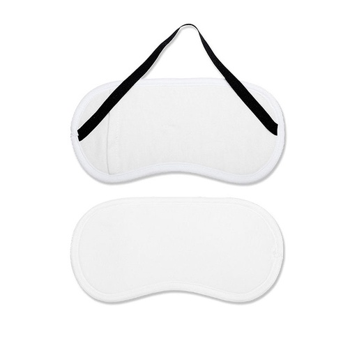 [014085] Antifaz Blanco con Ribete Negro