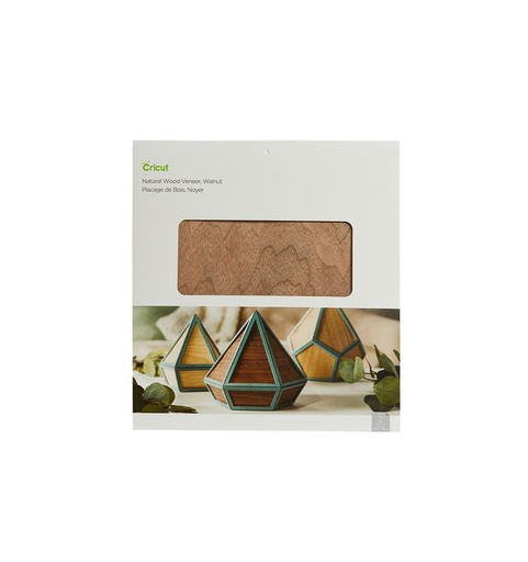 [012463] Chapa de Madera color Nogal Cricut 30,5 x 30,5 cm (2 uds)
